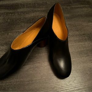 Madewell Black Leather Rounded-toe Pump - Size 11
